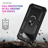 Google Pixel 11 Pro XL EIDERWOOD Tough Case with 360 Rotatable Kickstand - Black