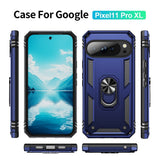 Google Pixel 11 Pro XL EIDERWOOD Tough Case with 360 Rotatable Kickstand - Blue