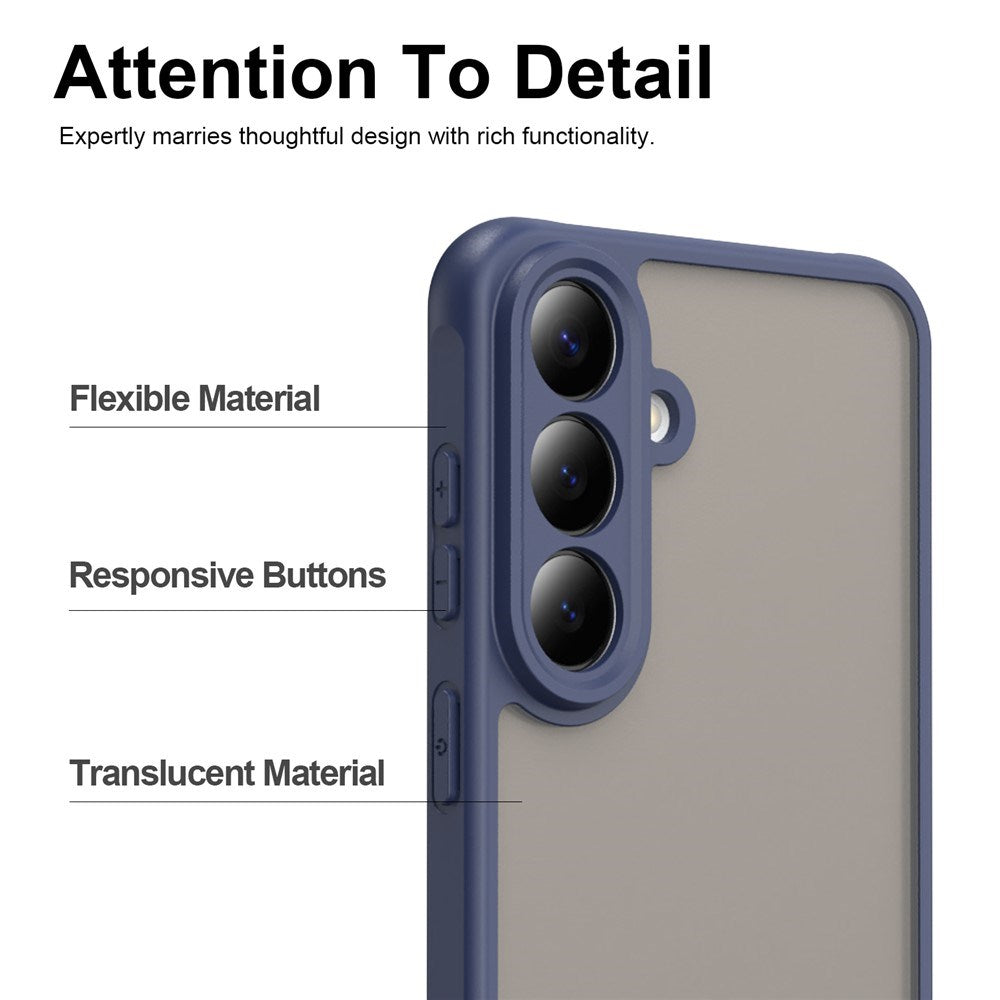 Samsung Galaxy S26 FE EIDERWOOD Mat Hybrid Case - Dark Blue