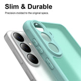 Samsung Galaxy S26 FE EIDERWOOD Mat Hybrid Case - Turquoise