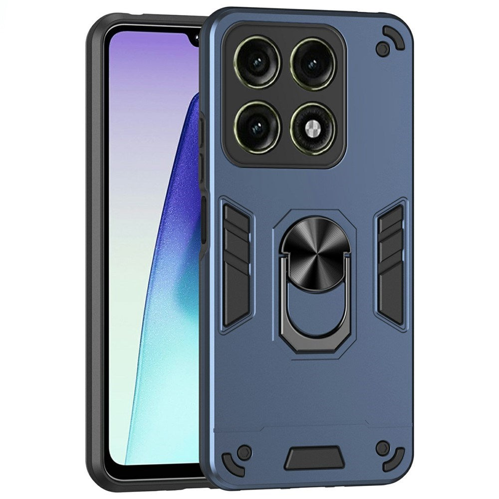 Motorola Edge 70 Pro EIDERWOOD Magnetic Hybrid Rugged Case with Kickstand - Blue