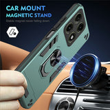 Motorola Edge 70 Pro EIDERWOOD Magnetic Hybrid Rugged Case with Kickstand - Green