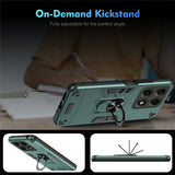 Motorola Edge 70 Pro EIDERWOOD Magnetic Hybrid Rugged Case with Kickstand - Green