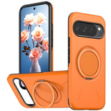 Google Pixel 11 / 11 Pro EIDERWOOD Hybrid Plastic Case with Rotating Kickstand - MagSafe Compatible - Orange