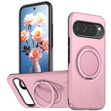 Google Pixel 11 / 11 Pro EIDERWOOD Hybrid Plastic Case with Rotating Kickstand - MagSafe Compatible - Pink