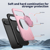 Google Pixel 11 / 11 Pro EIDERWOOD Hybrid Plastic Case with Rotating Kickstand - MagSafe Compatible - Pink