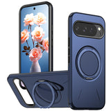 Google Pixel 11 / 11 Pro EIDERWOOD Hybrid Plastic Case with Rotating Kickstand - MagSafe Compatible - Blue