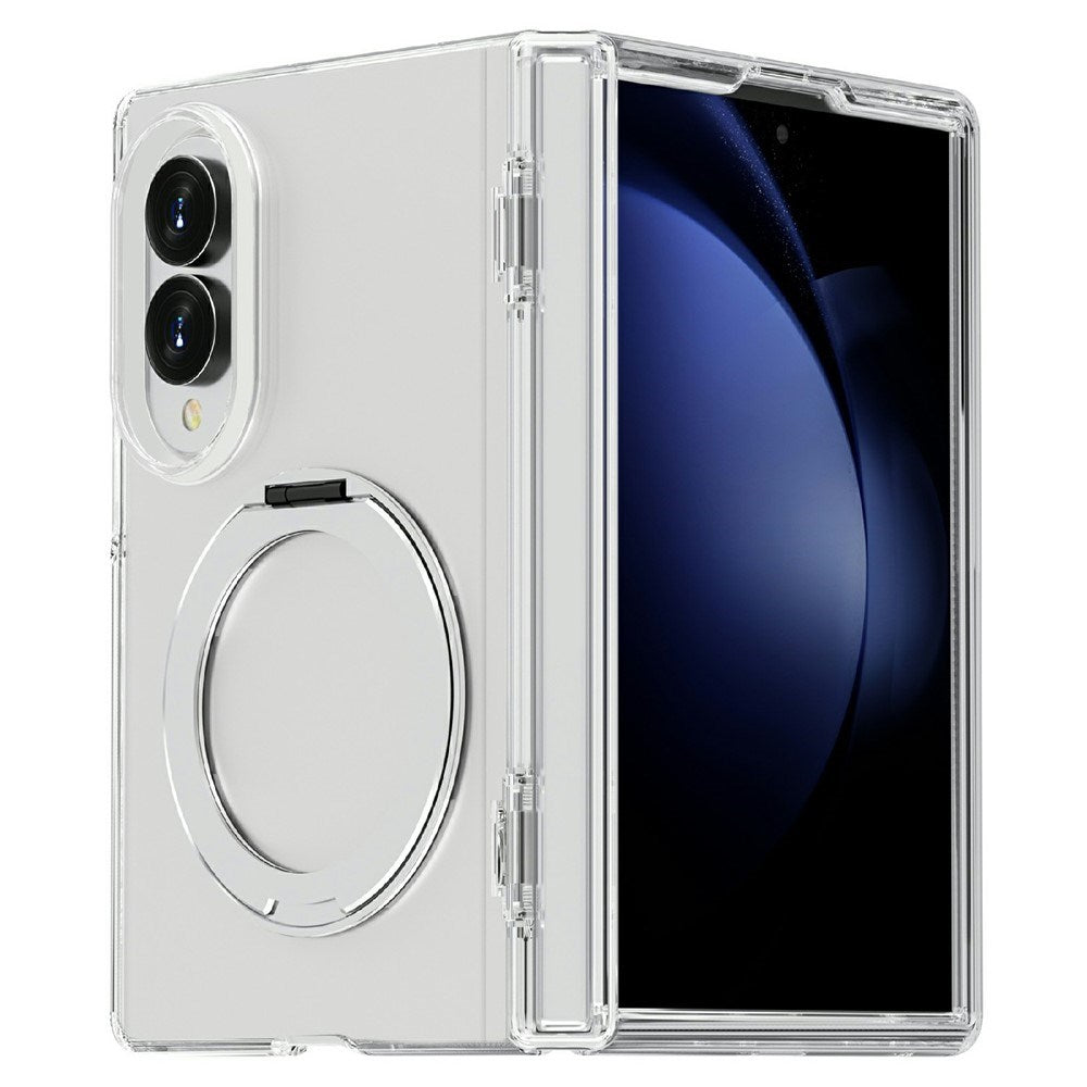 Samsung Galaxy Z Fold8 EIDERWOOD Hybrid Case with Rotatable Kickstand - Transparent