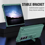 Samsung Galaxy Z Fold8 Ultra EIDERWOOD Rugged Case with Stand Function & Screen Protection - Green