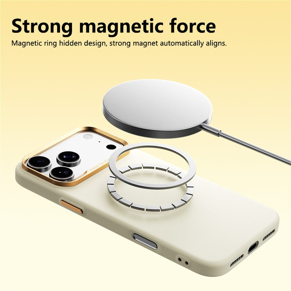 iPhone 18 Pro Max / 17 Pro Max ABEEL Hard Soft-Touch Plastic Case - MagSafe Compatible - Light Blue