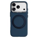 iPhone 17 Pro / 18 Pro ABEEL Hard Soft-Touch Plastic Case w. Kickstand - MagSafe Compatible - Dark Blue