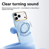 iPhone 17 Pro / 18 Pro ABEEL Hard Soft-Touch Plastic Case w. Kickstand - MagSafe Compatible - Dark Blue