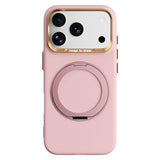 iPhone 17 Pro Max / 18 Pro Max ABEEL Hard Soft-Touch Plastic Case w. Kickstand - MagSafe Compatible - Pink