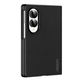 Samsung Galaxy Z Fold8 EIDERWOOD Hybrid Case with Wood Texture - Black