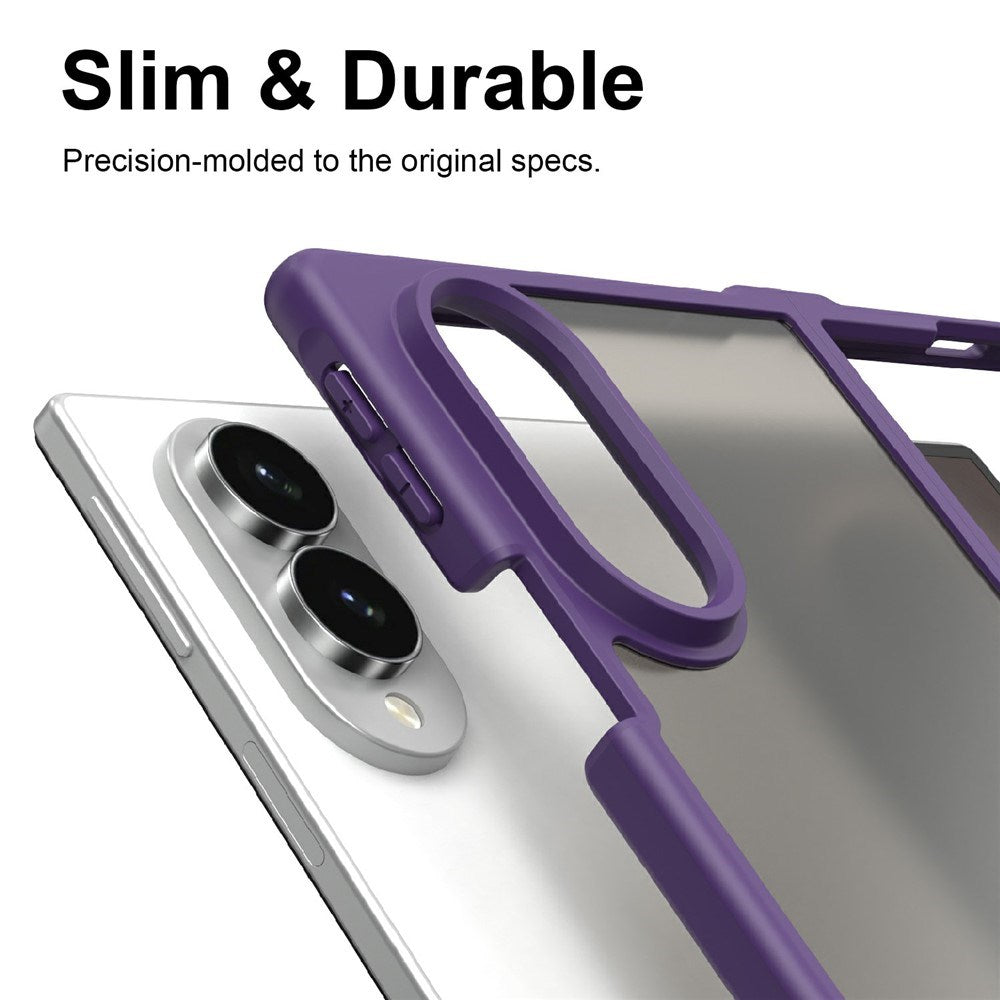 Samsung Galaxy Z Fold8 EIDERWOOD Mat Hybrid Case - Purple