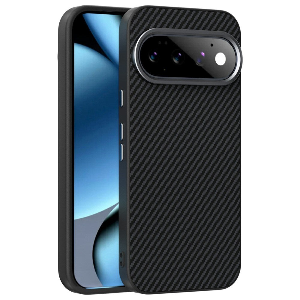 Google Pixel 11 Pro ABEEL Hybrid Case with Carbon Fiber Texture - Black