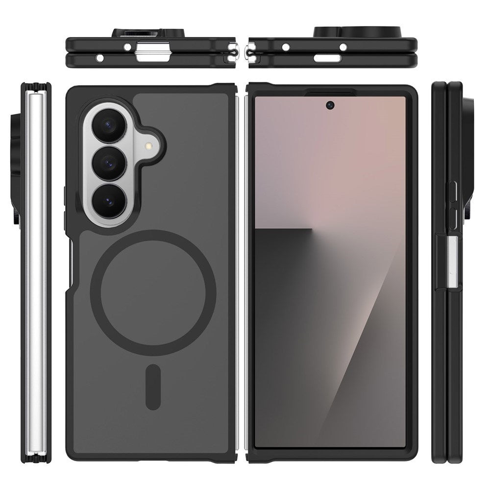 Samsung Galaxy Z Fold8 Ultra EIDERWOOD Hybrid Case incl. Screen Protector Set - Black / Transparent