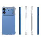 Nothing Phone (4b) WANLONFENG Flexible Plastic Case with Reinforced Corners - Transparent