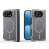 iPhone Fold DUX DUCIS Yind Series Hybrid Case - MagSafe Compatible - Matte Grey