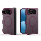 iPhone Fold DUX DUCIS Yind Series Hybrid Case - MagSafe Compatible - Matte Red