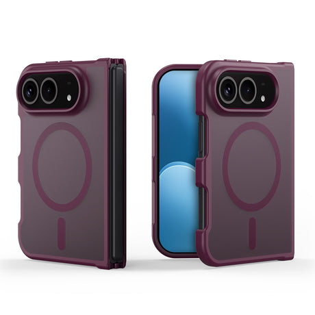iPhone Duo DUX DUCIS Yind Series Hybrid Case - MagSafe Compatible - Matte Red
