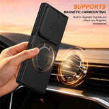 Samsung Galaxy Z Fold8 Ultra / Fold7 EIDERWOOD Hybrid Cover med 360° Rotatable Kickstand & Camera Protection - MagSafe Compatible - Black