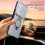 Samsung Galaxy Z Fold8 Ultra / Fold7 EIDERWOOD Hybrid Cover med 360° Rotatable Kickstand & Camera Protection - MagSafe Compatible - Grey