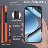 Google Pixel 11 / 11 Pro EIDERWOOD Case with Carbon Structure - MagSafe Compatible - Orange