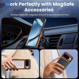Google Pixel 11 Pro XL EIDERWOOD Case with Carbon Structure - MagSafe Compatible - Brown