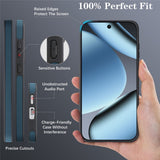 Google Pixel 11 Pro XL EIDERWOOD Case with Carbon Structure - MagSafe Compatible - Blue