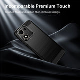 Honor 600 Smart EIDERWOOD Brushed Carbon Cover - Black