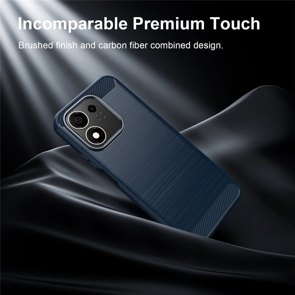 Honor 600 Smart EIDERWOOD Brushed Carbon Case - Blue