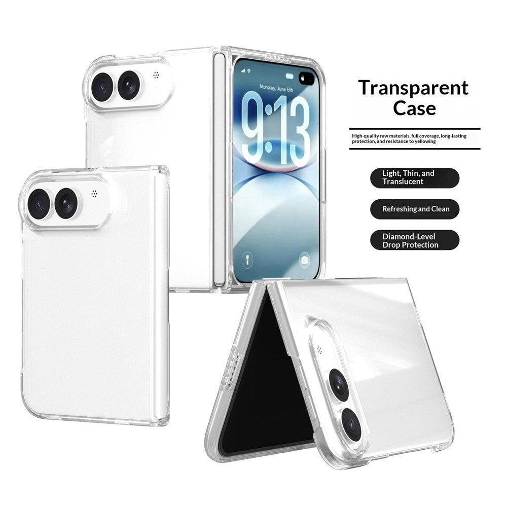iPhone Fold EIDERWOOD Hard Plastic Case - Transparent