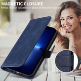 Honor 600 Smart EIDERWOOD Flip Cover in Faux Leather - Blue
