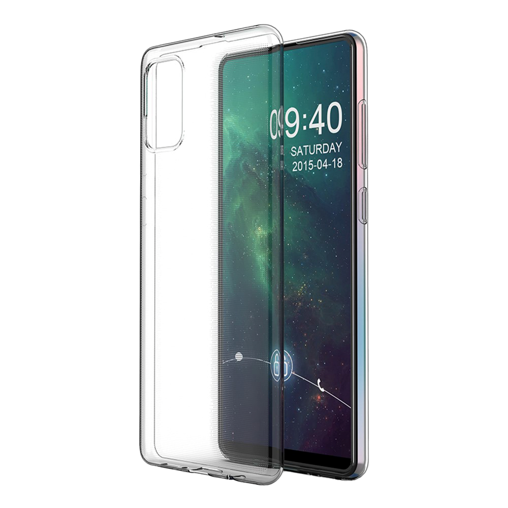 Samsung Galaxy A71 Flexible Plastic Case - Transparent