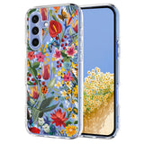 Samsung Galaxy S26 FE EIDERWOOD Flexible Plastic Case with Floral Motif - Transparent / Lilies