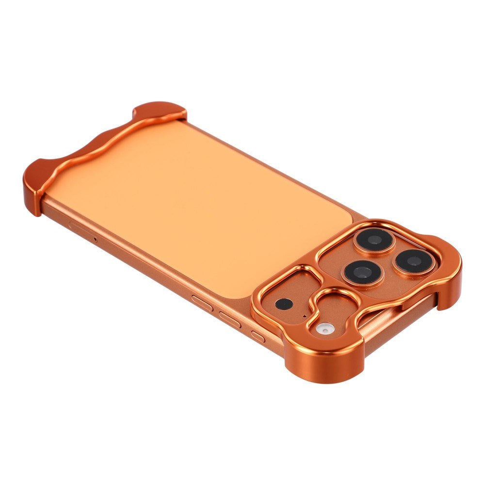 iPhone 18 Pro Two-Piece Metal Bumper Case - Orange