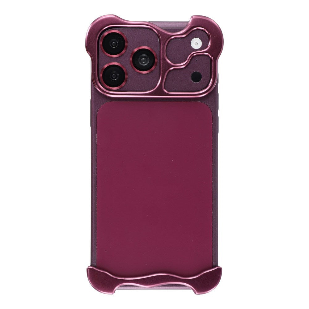 iPhone 18 Pro Two-Piece Metal Bumper Case - Purple