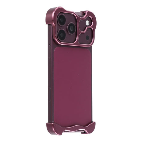 iPhone 18 Pro Two-Piece Metal Bumper Case - Purple