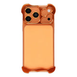 iPhone 18 Pro Max Two-Piece Metal Bumper Case - Orange