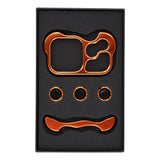 iPhone 18 Pro Max Two-Piece Metal Bumper Case - Orange