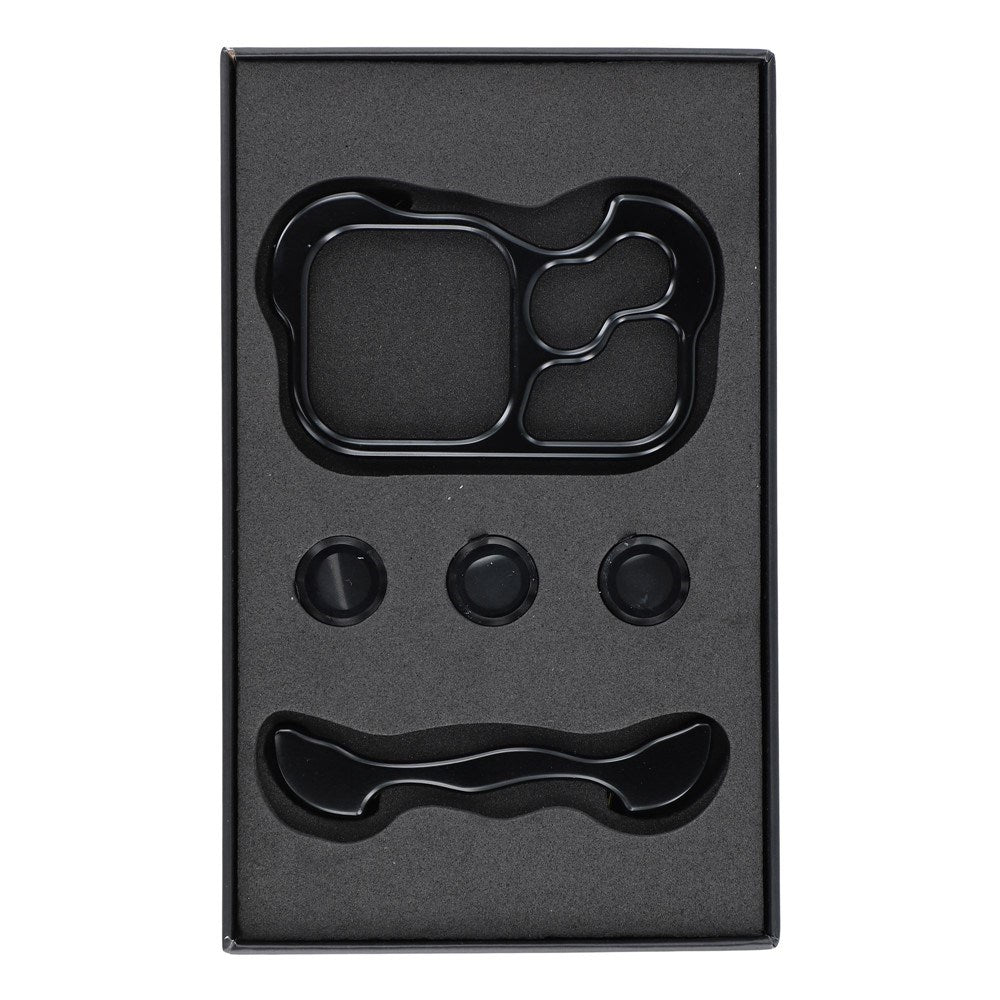 iPhone 18 Pro Max Two-Piece Metal Bumper Case - Black