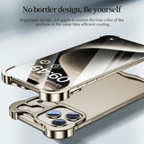 iPhone 18 Pro Max Two-Piece Metal Bumper Case - Purple