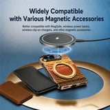iPhone Fold EIDERWOOD Aramid Case w. Built-in Screen Protector & Kickstand - MagSafe Compatible - Purple