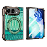 iPhone Fold EIDERWOOD Aramid Case w. Built-in Screen Protector & Kickstand - MagSafe Compatible - Green