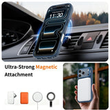 iPhone 18 Pro Max / 17 Pro Max Hybrid Plastic Case w. Shock-Absorbing Edges & Kickstand - MagSafe Compatible - Blue