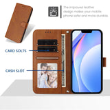 Xiaomi Redmi Note 17 Pro Max (5G) EIDERWOOD Faux Leather Flip Case with Strap - Brown