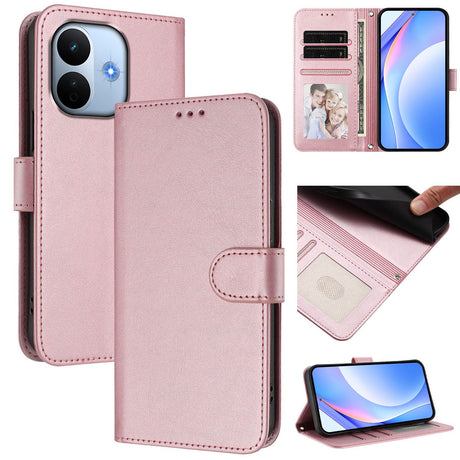 Xiaomi Redmi Note 17 Pro Max (5G) EIDERWOOD Faux Leather Flip Case with Strap - Pink