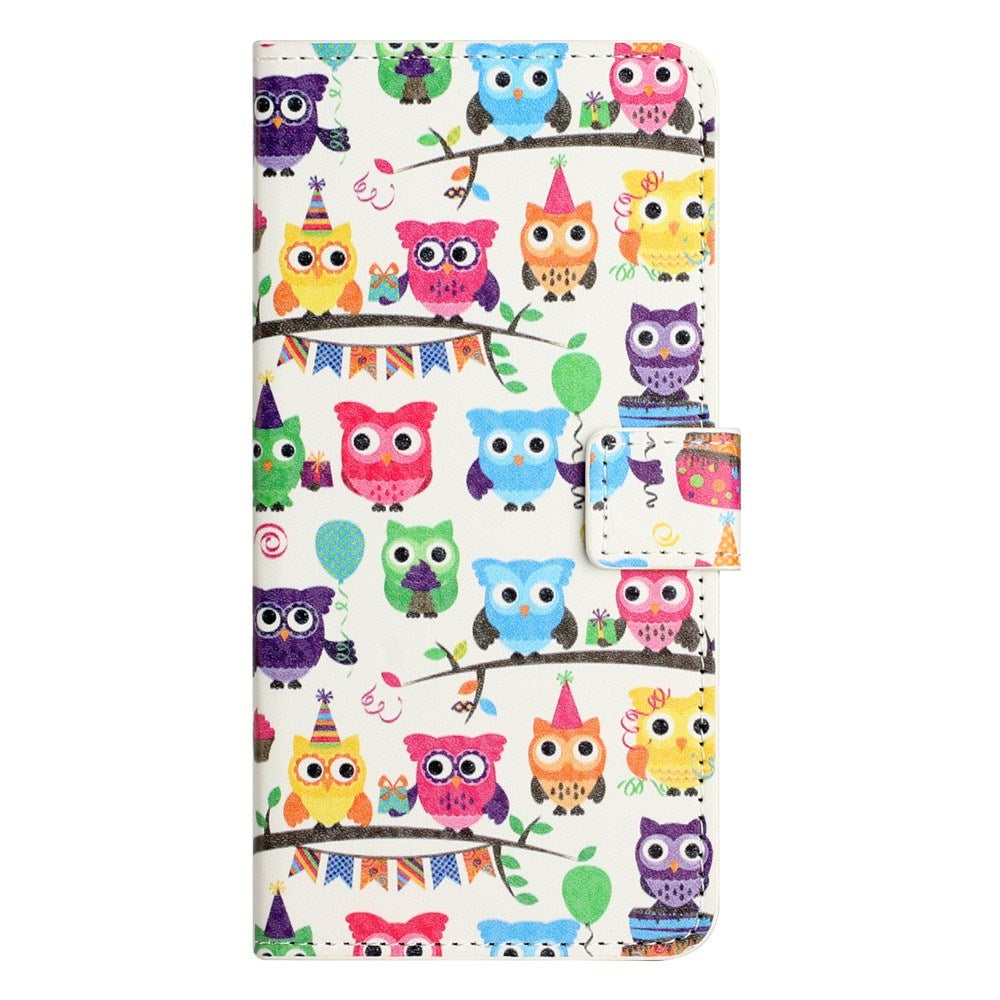 Samsung Galaxy S26 FE EIDERWOOD Flip Case with Wallet and Stand Function - Owls