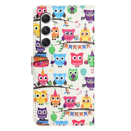 Samsung Galaxy S26 FE EIDERWOOD Flip Case with Wallet and Stand Function - Owls